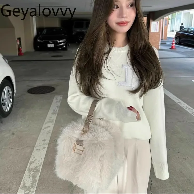 Japanese Style Multi-purpose Women's Plush Handbag Crossbody Bag Autumn Winter Sweet Cute Girls Square 3D Fur Makeup Bags Box