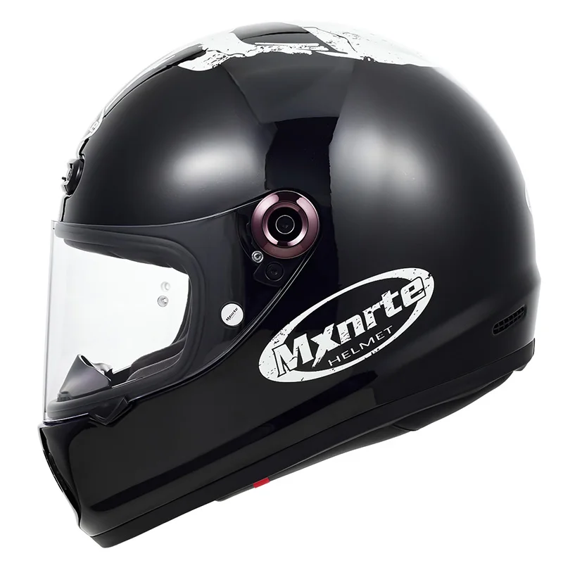 

Luminous Ghost Head Helmet Unisex Racing Motorcycle Adult Vintage Helmet Summer Season Full Face Retro Helmet Casco DOT Approved