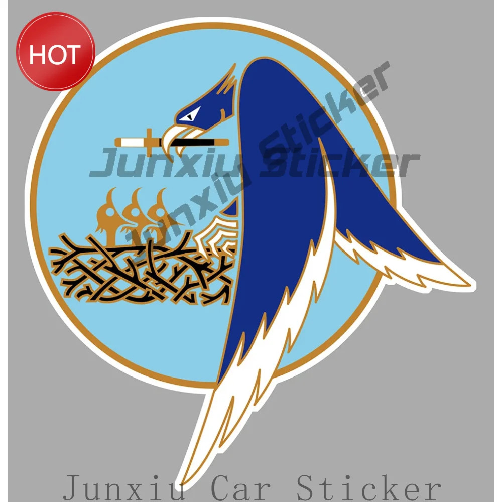 Personalized Aircraft Emblem Ecole De L'air Fouga Mirage T6 Salon Sticker For Bumper Locker Laptop Vinyl Waterproof Decal