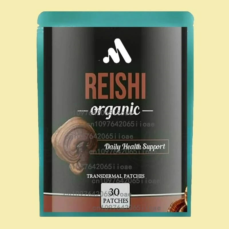 

30 Patches Organic Reishi Mushroom Transdermal Patches - 100% Pure