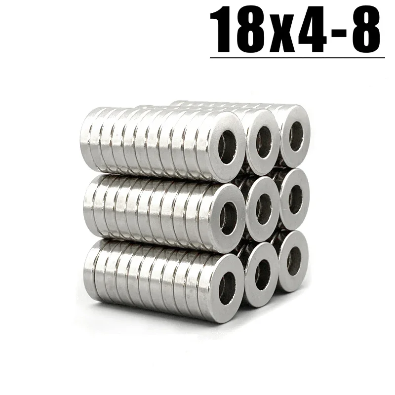 Fridge Tool Magnet 2/5/10/20/50/100pcs Hole Round Shape 18x4-8mm Accessory 18mm X 4mm -8mm  Kitchen Office Garage 18*4-8mm