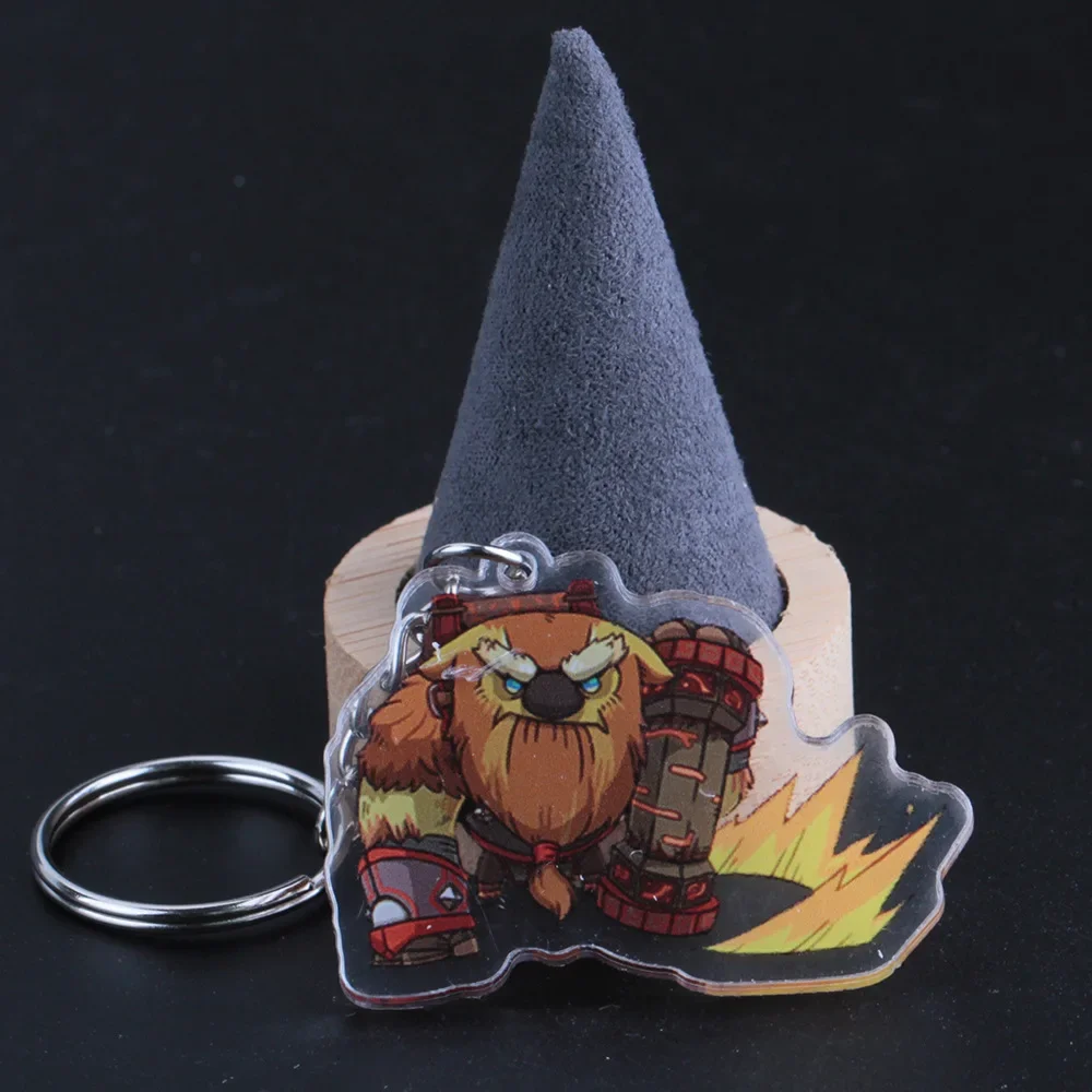 Double-Sided Acrylic Dota2 Hero Keychain Backpack Pendant Anime Game Accessories New Model Jewelry Fashion from Mainland China