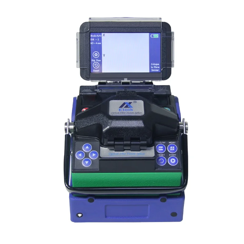 

Fully automatic Fiber Core Splicing Eloik ALK-88 ALK-88A Splicing hine with Fiber Cleaver Eloik Fusion Splicer