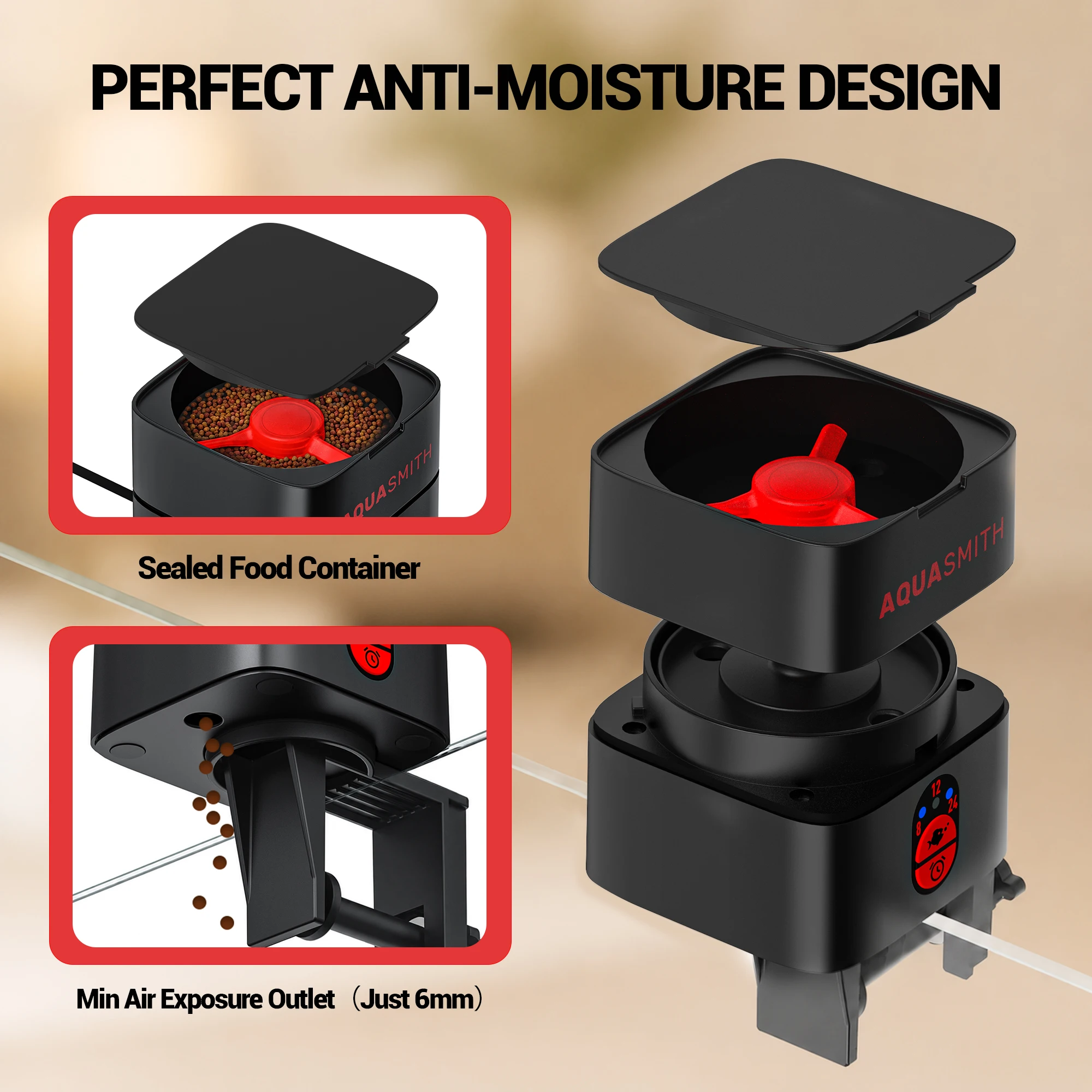 AQUASMITH Otomatik Balık Besle - Aquarium Fish Feeder Automatic incelemesi ve fiyatı