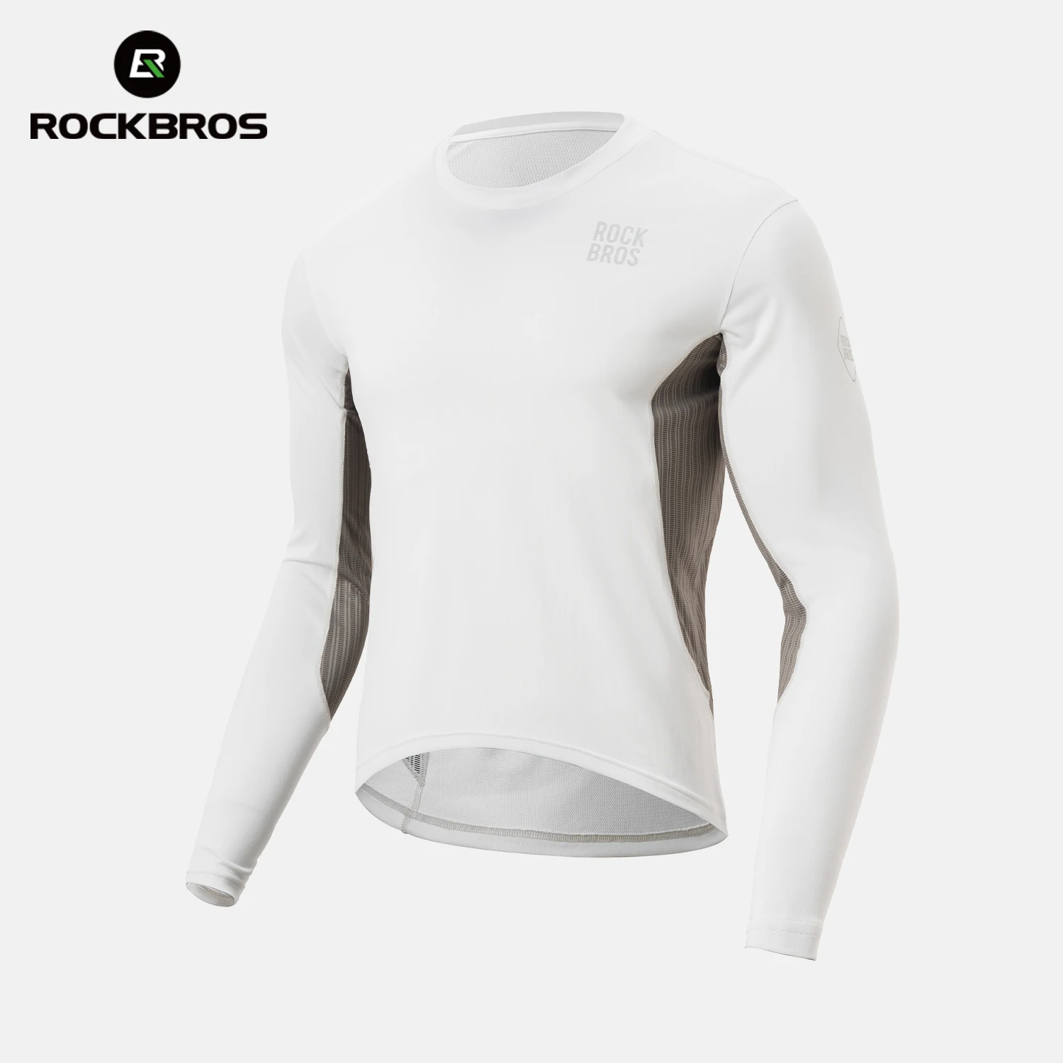 

ROCKBROS Cycling Jersey Spring Summer Men's Long Sleeve Cycling Loose Breathable Sweat Wicking Road MTB Bicycle Clothing