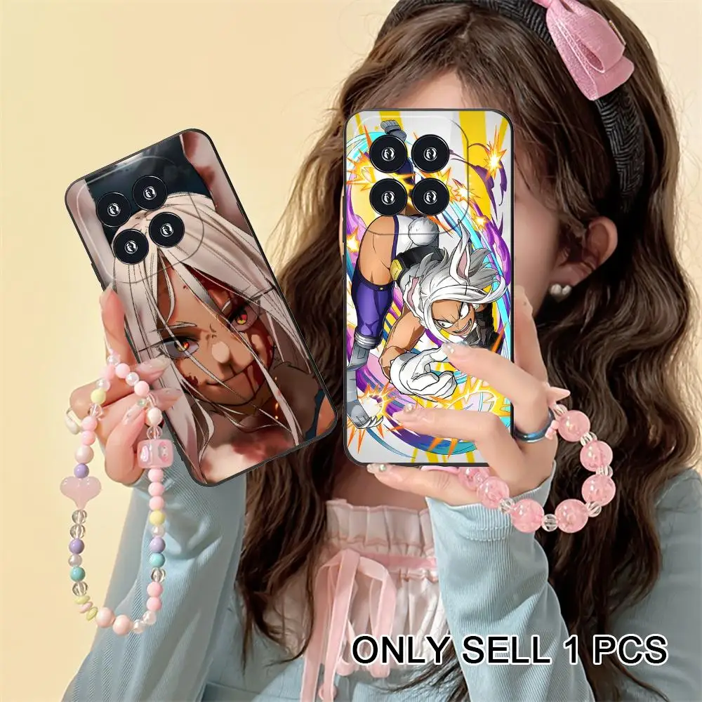 

MHA Mirko Phone Case for Xiaomi 17 15 14 13 12 Mi 11 T Ultra Lite Pro S X 5G Soft TPU Shockproof Cover