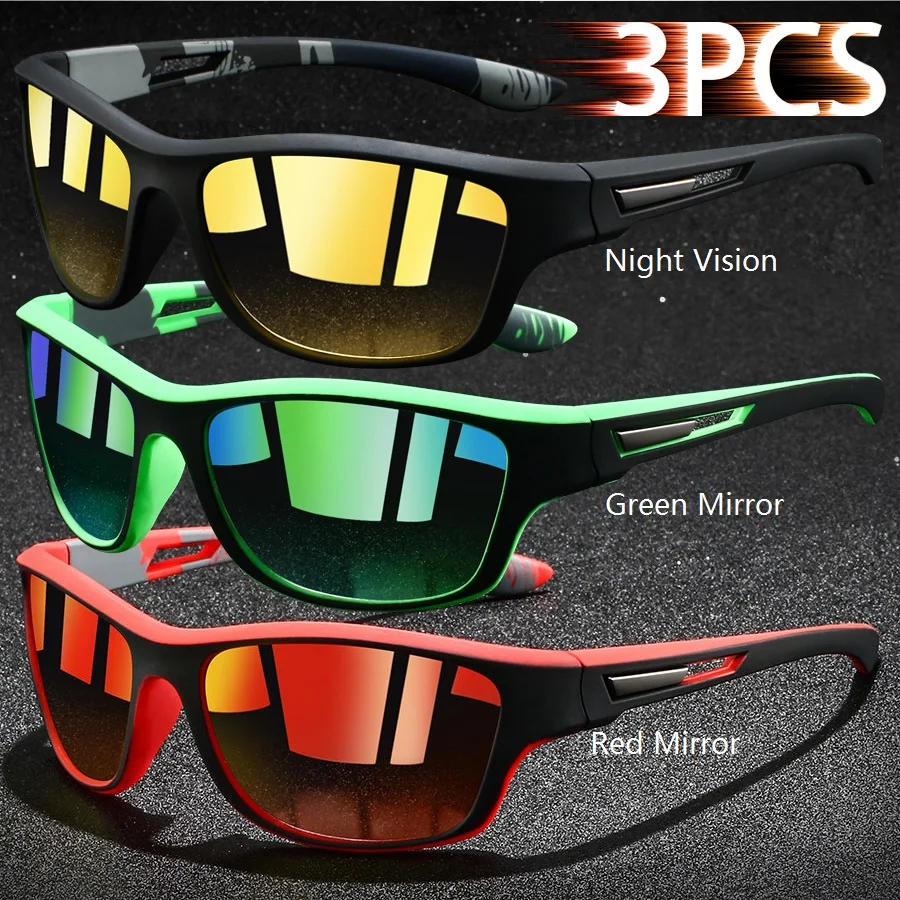 Modische Vintage-Sonnenbrille für Radfahren, Angeln und Sport - Unisex-Sonnenbrille für Laufen, Radfahren und Bergsteigen – Detail 32