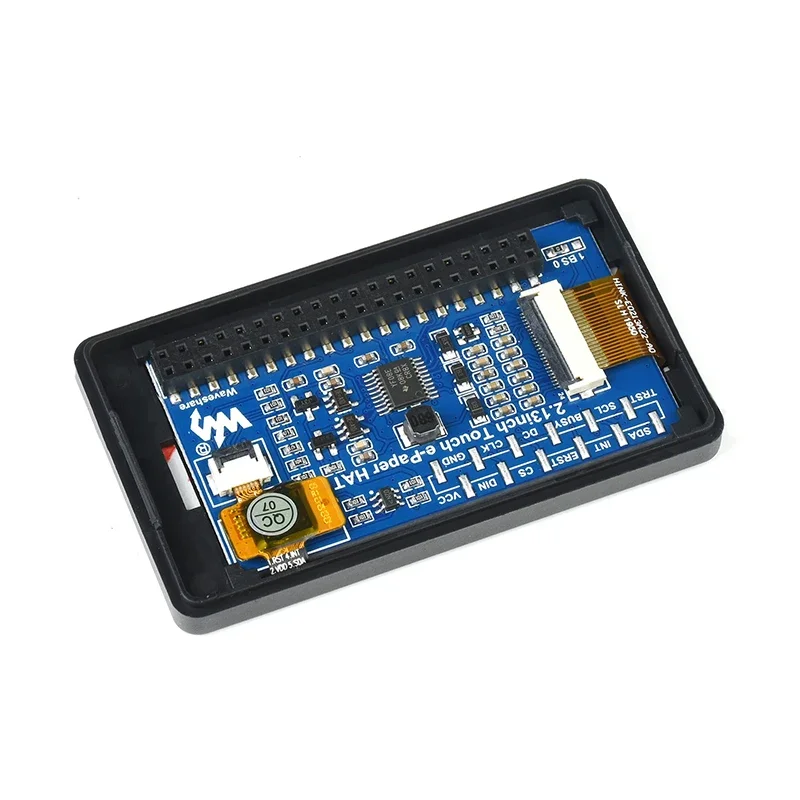 E-Paper tactile HAT pour Raspberry Pi ontari, 2.13 pouces, écran 250x122, interface éventuelles I, E-Ink, 2 W/W, 1.3, boîtier ABS en option