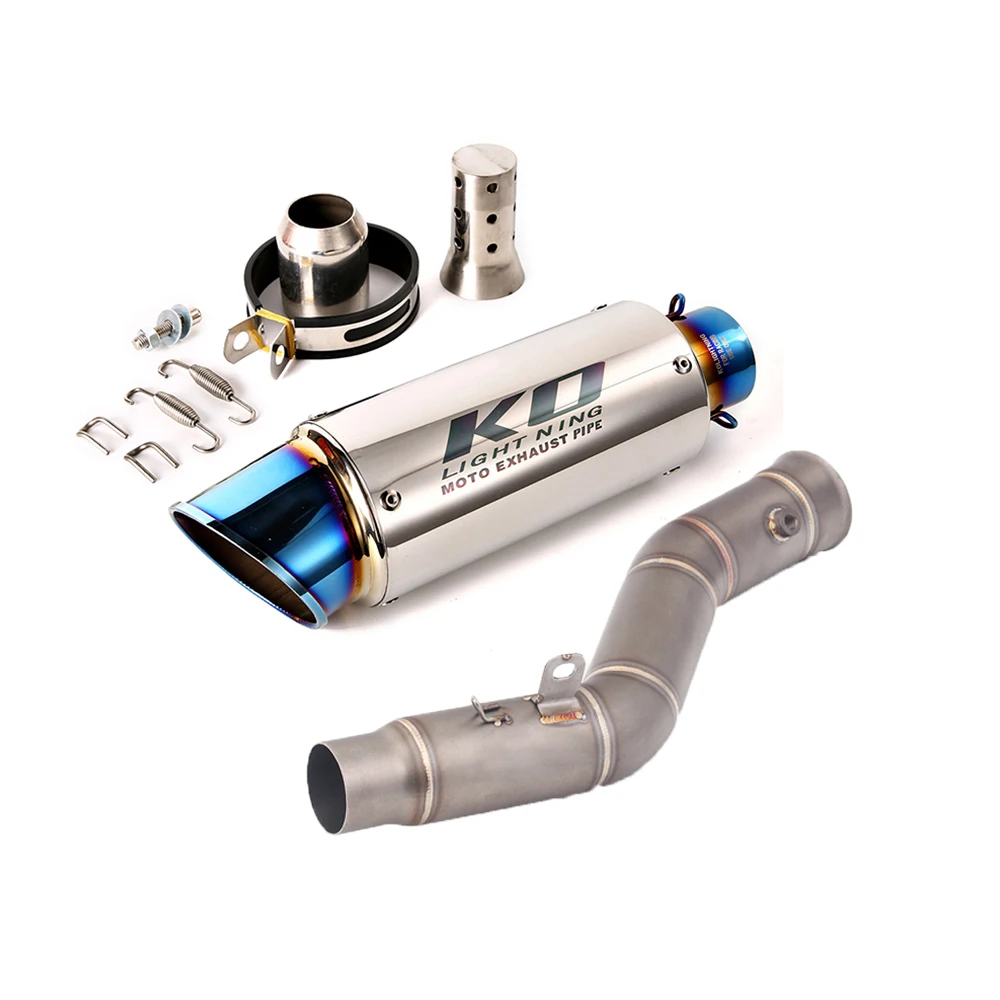 

Для Yamaha R1 MT10 2009-2014 без шнуровки 51 мм мотоциклетные насадки на глушитель среднего звена, труба из нержавеющей стали