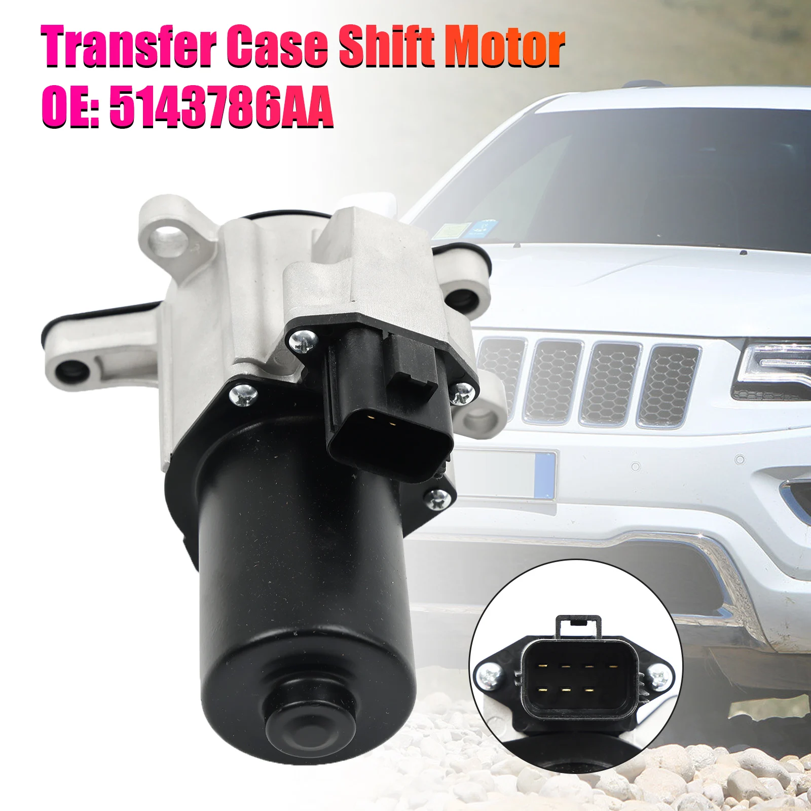 Artudatech Schaltmotor für das Verteilergetriebe für Jeep Grand W/NV146 NV245 2005-2010 5143786AA – Detail 1