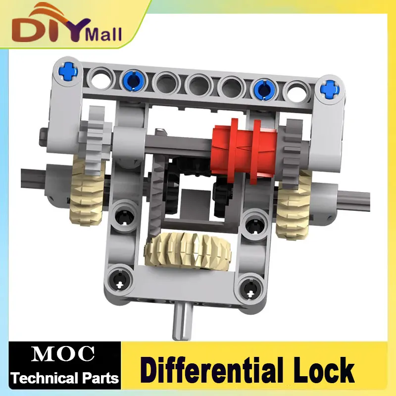 

MOC 4WD Center Differential Lock Building Blocks Car Model Locking Differentials STEM Educational Toy Compatible