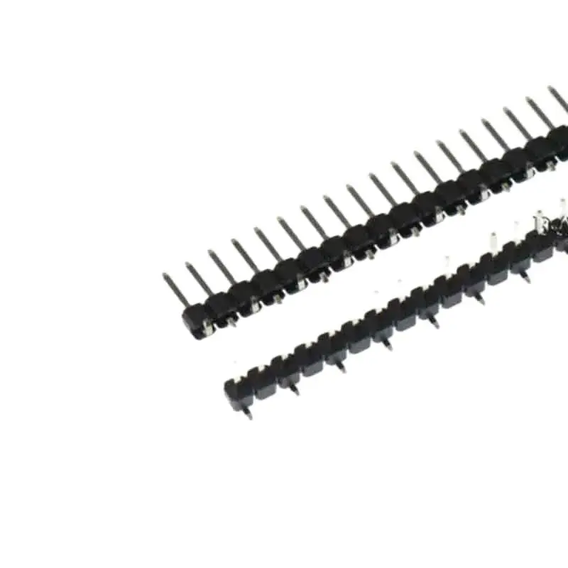 10 stücke 2,54mm 1X3/5/6/10P 20P 40P SMD Misplaced männlichen Einreihige SMT 40P Stapelbare PCB Weibliche Pin Header Buchse Stecker lange 7,5