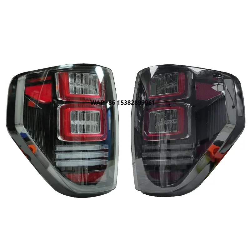 Plug-and-Play Clear Rear Lamp Assembly Upgrade New Car Tail Light DRL for Raptor F150 2008-2014