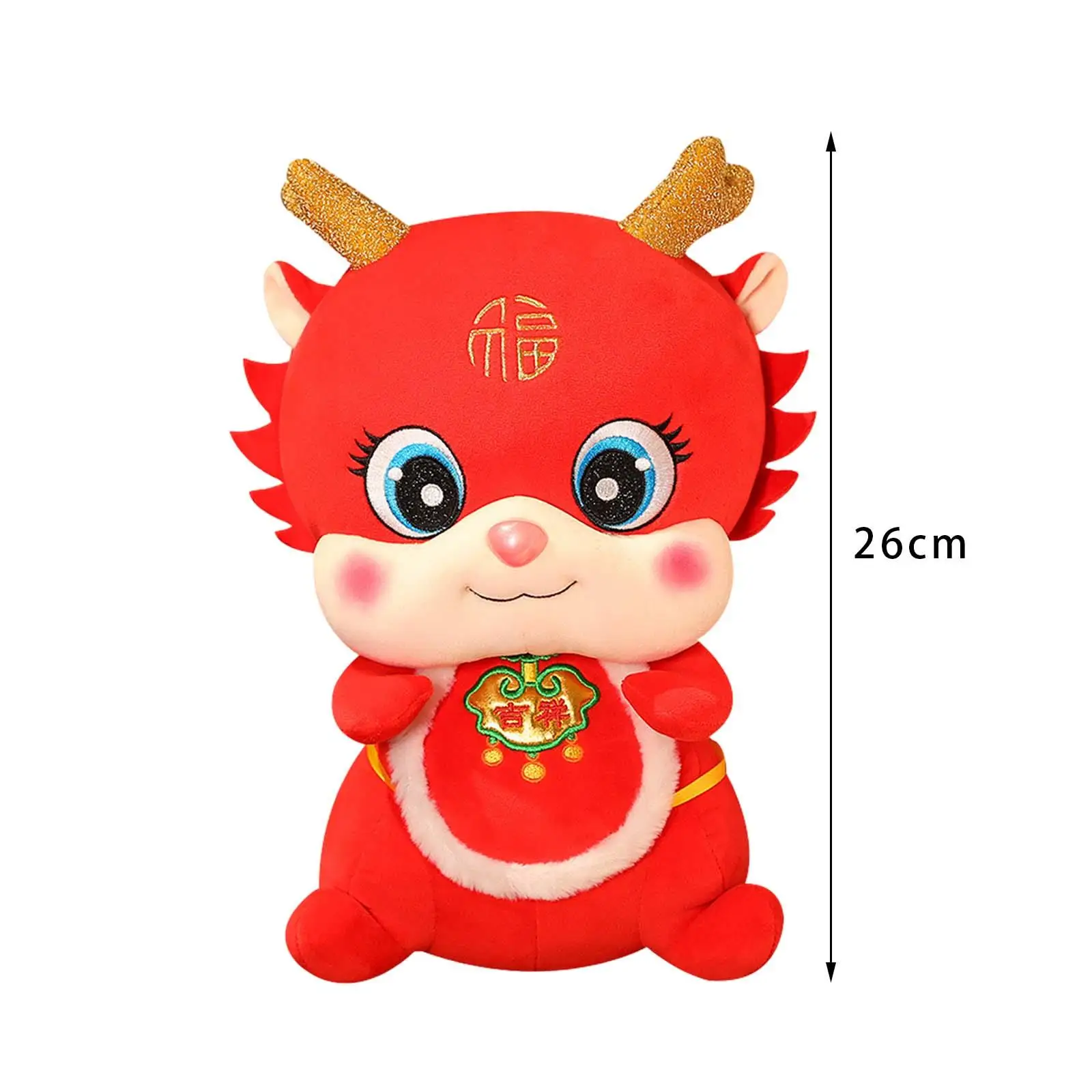 Chinese New Year Dragon Doll Couch Comfortable Decorative Adorable Plush Toy