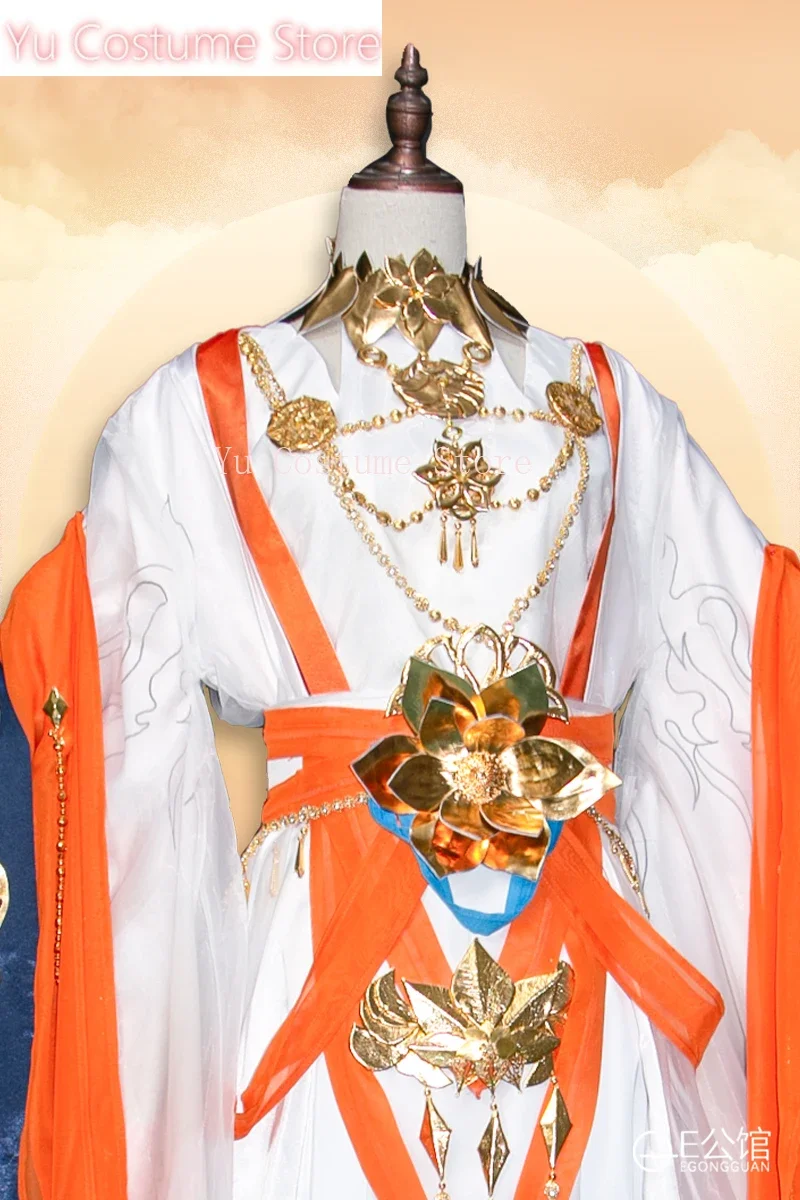 

Yu Costume [Customized] Game Onmyoji Cosplay DiShiTian Costume Halloween Party Outfit Di Shi Tian Role Play Lian Hua Yi Meng