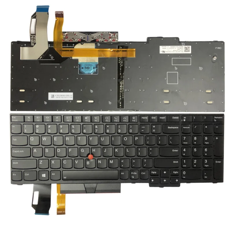 

Клавиатура США с подсветкой для Lenovo ThinkPad T15 P15S ThinkPad l580 p72 5N20V77999