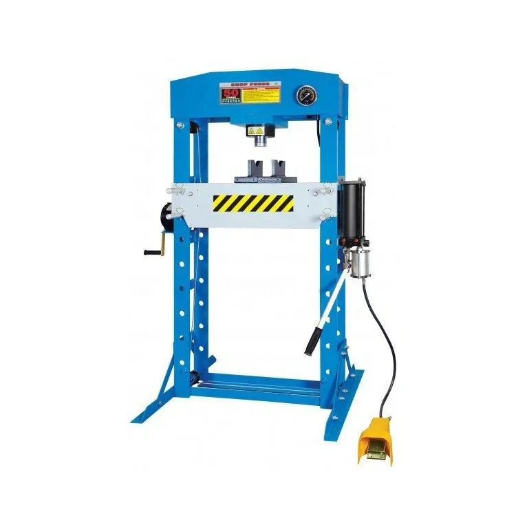 OSATE Vehicle Equipment 50 Ton Hydraulic Shop Press With Gauge with CE certification