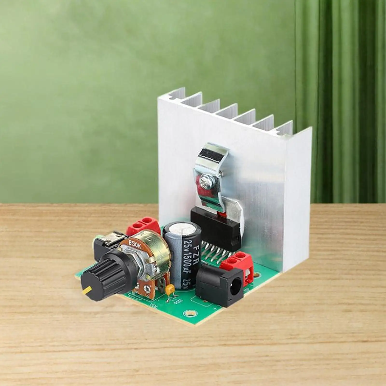 Portable Amplifier Board TDA7377 Stereo Audio Speaker Module 33W Output for Computer Car Motorcycle Use