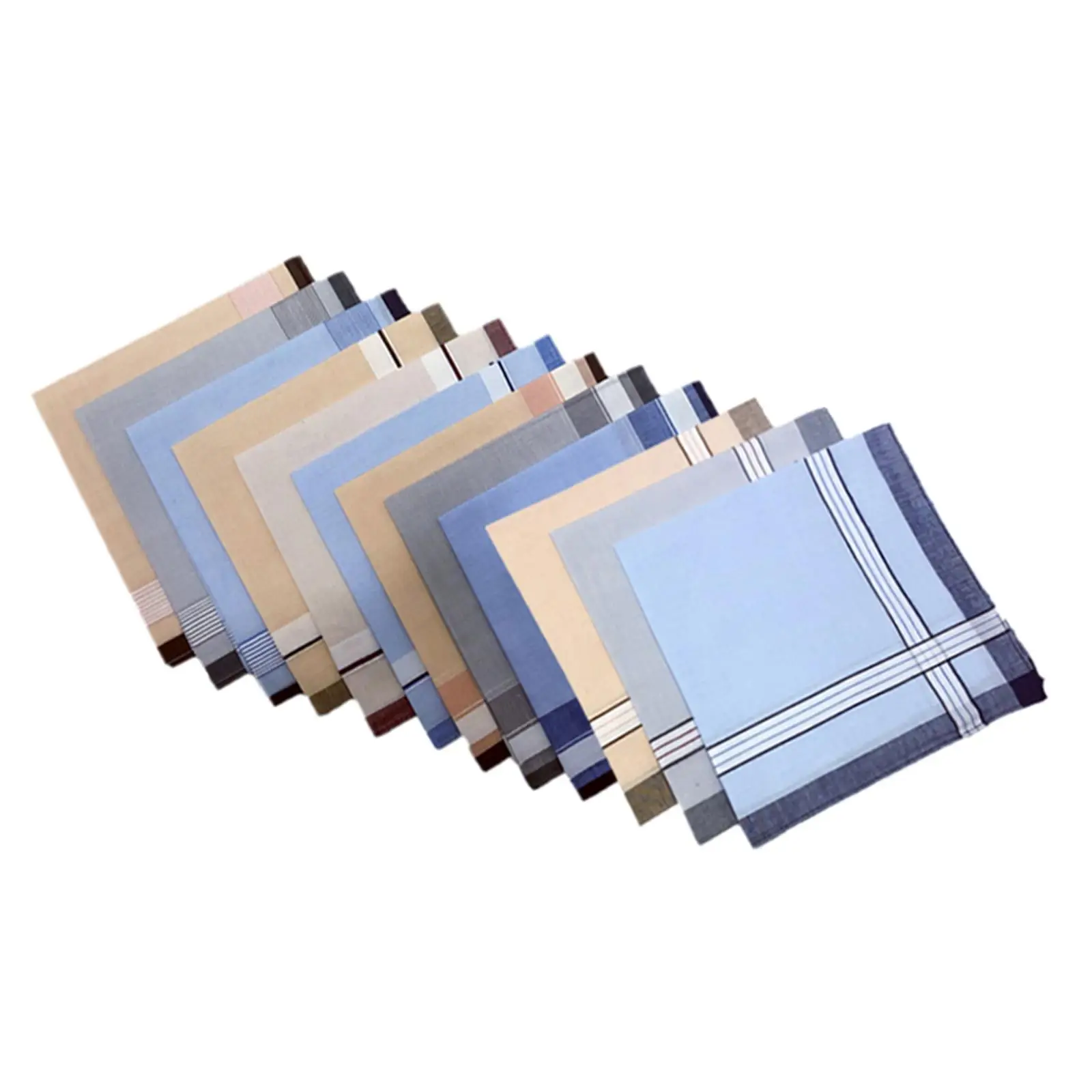 مناديل قطنية للرجال بدلة منقوشة ماصة مربعات الجيب قماش يدوي قابل لإعادة الاستخدام للسادة والاستخدام اليومي