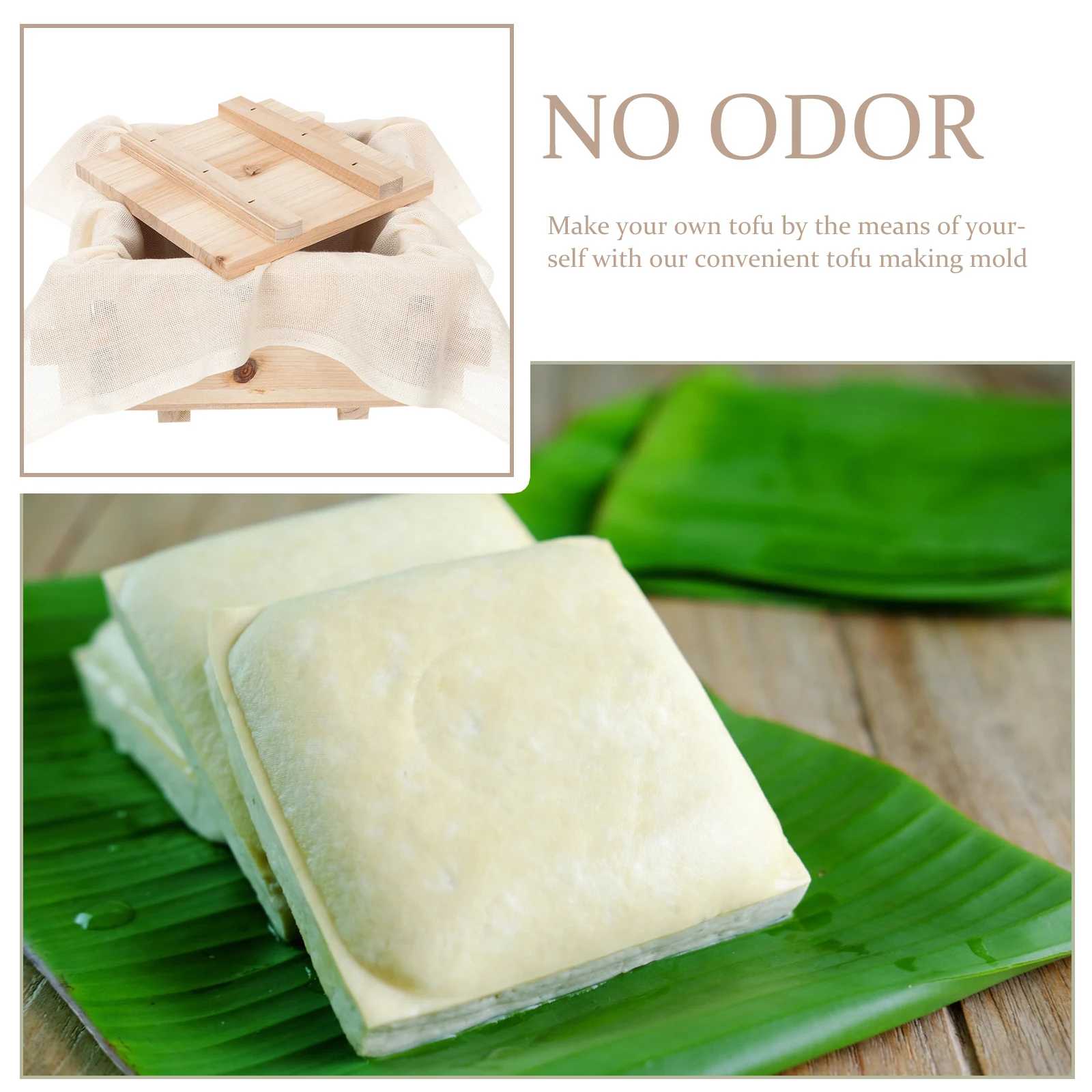 

Tofu Mold Press and Container for Making Tool Kit Maker Wood Homemade DIY Box