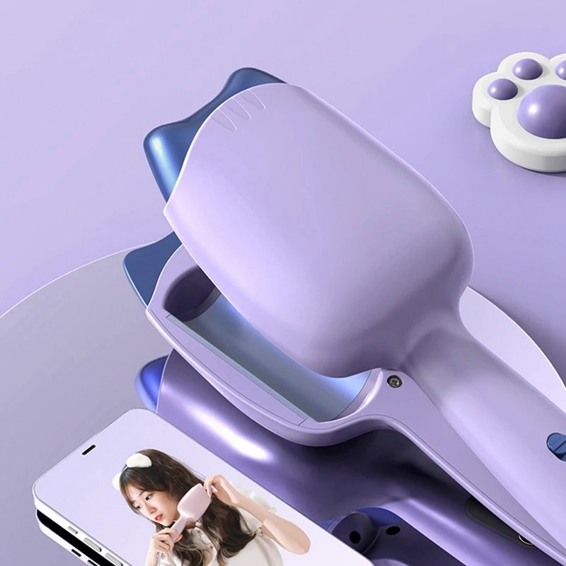 Automatic Electric Hair Curler 32Mm Egg Curling Iron Water Ripple Styling Tools Lazy Man With Hair Curler US Plug