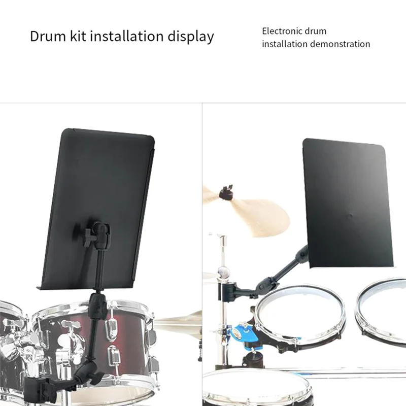 

Drum Kit Music Stand Portable Foldable Electronic Drum Music Stand For Tablet Computer Standabht