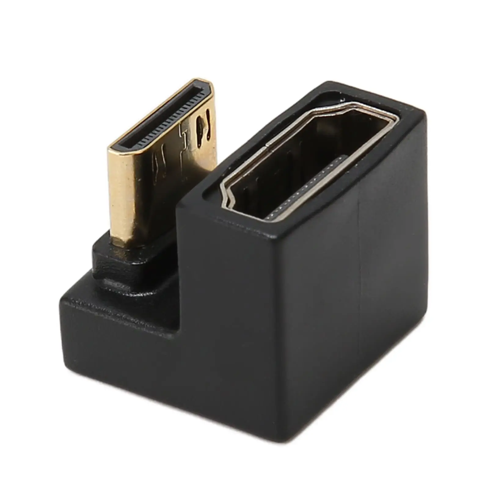 Mini HD to HDMI Adapter Male to Female U-Shaped 8K 60Hz 4K 120Hz Converter 48Gbps for pc , TV, Projector