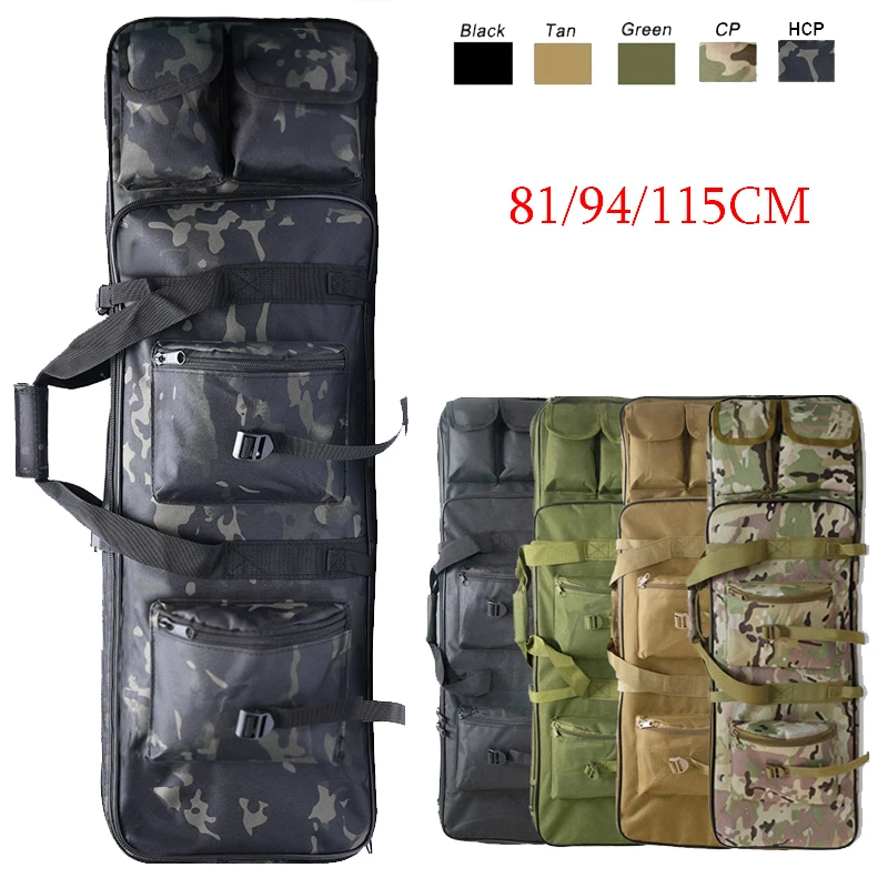 

81 94 115cm Tactical Gun Bag Nylon Backpack Case Rifle Bag Sniper Airsoft Shooting Carry Shoulder Bags For Hunting Accessories