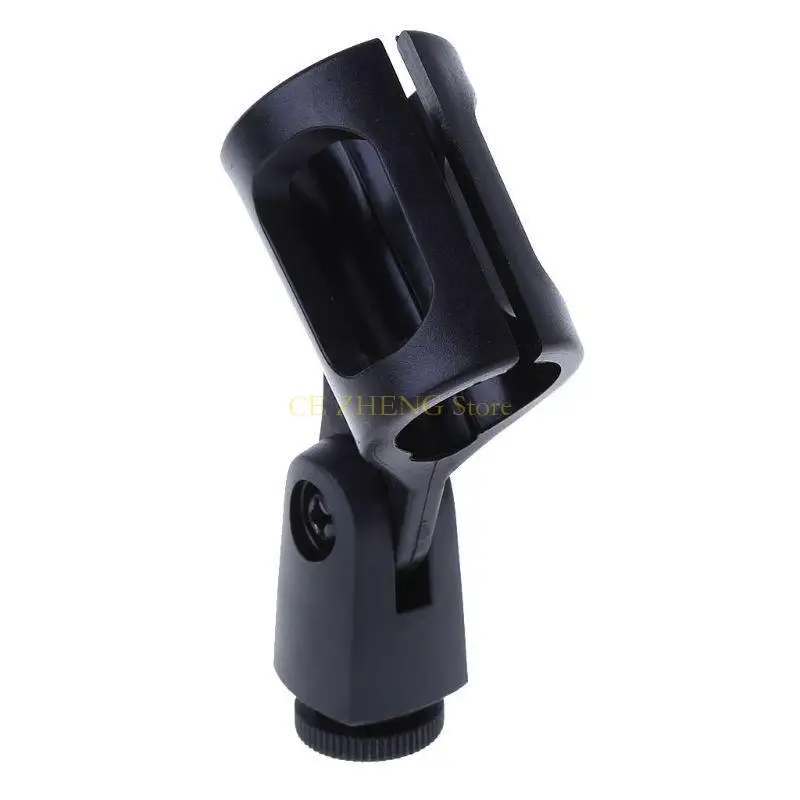 E56B 무선 마이크 스탠드 브래킷 범용 마이크 유연성 스탠드 브래킷 지원 액세서리 플라스틱 클램프 홀더