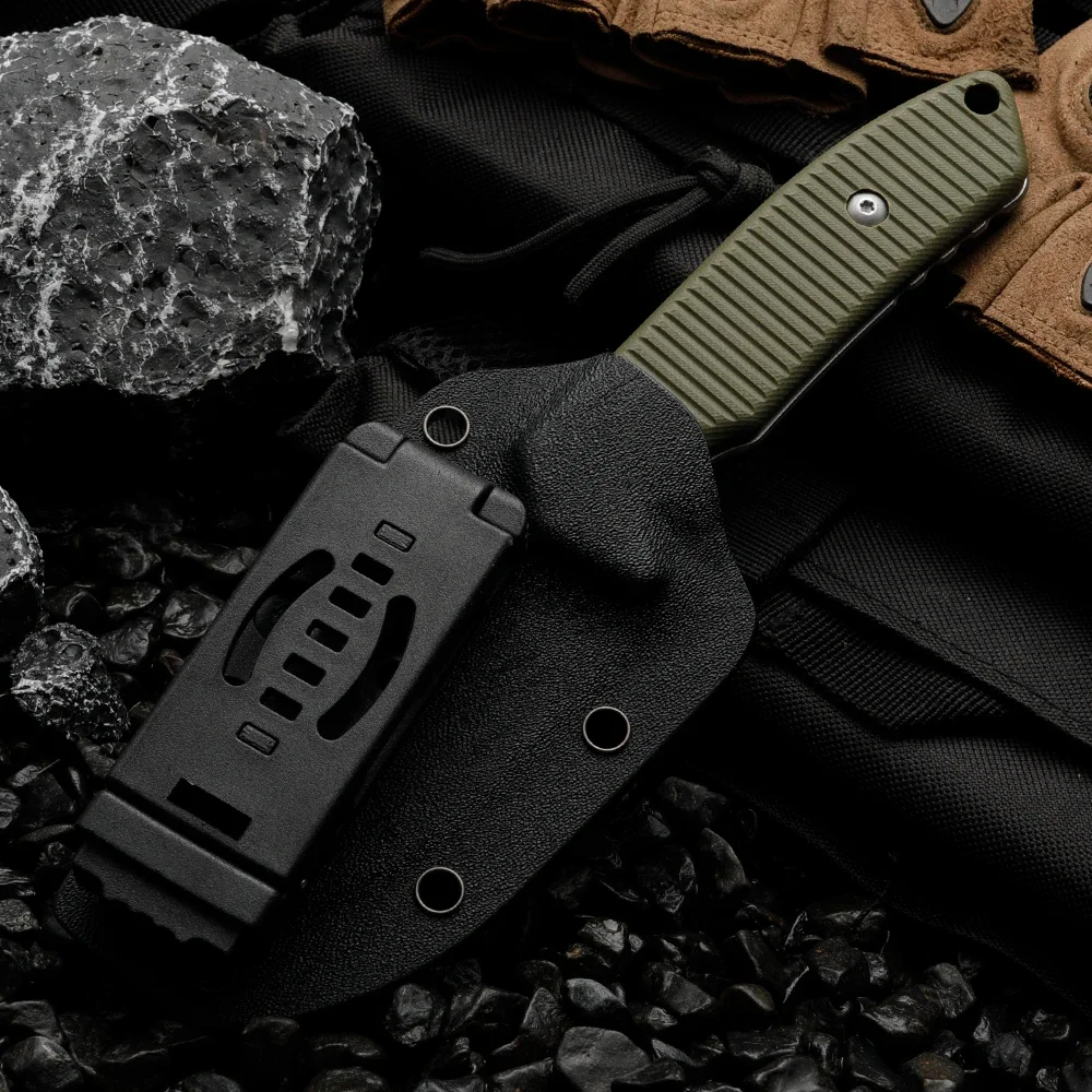 High quality multifunctional fixed blade - outdoor camping, rescue, and emergency survival knife, men's gift