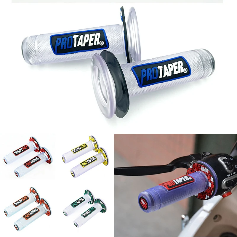 

Universal Motorcycle 7/8" Rubber Handle Grips Protaper Grip Handlebar For HONDA KAWASAKI SUZUKI YAMAHA ATV Dirt Pit Bike Parts