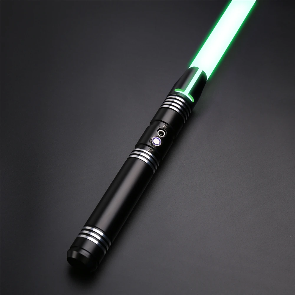 Sabre laser RVB avec poignée en métal pour enfants, épée laser, jouets Force FX FOC Bl84, 14 couleurs changeantes, polices sonores pour enfants