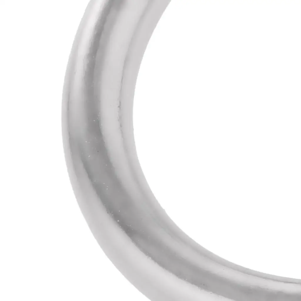 Welded Stainless Steel Round O Ring Precision Polished Heavy Duty Marine Hardware for Boat Luggage Outdoor Activities