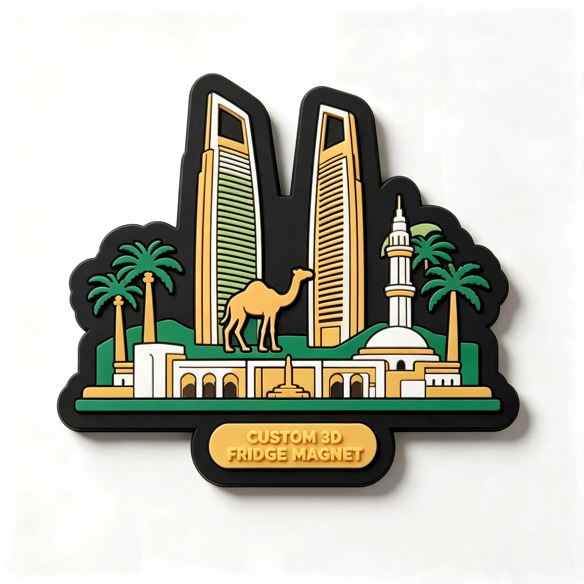 Souvenir Fridge Magnets From Around The World Tinplate Travel Magnets Custom Logo Fridge Magnet
