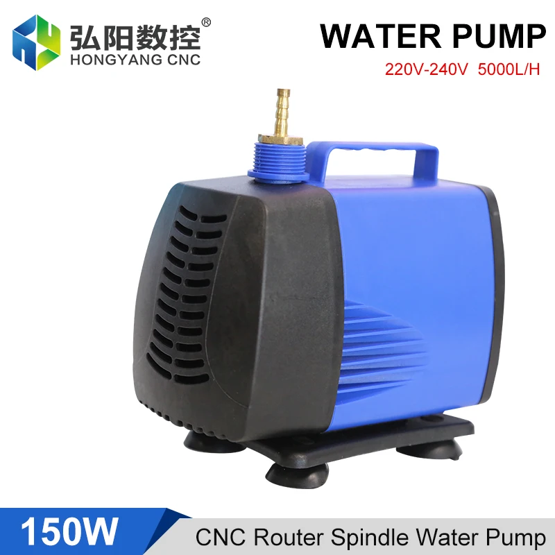 

Submersible Pump 150w 5.0m Water Pump 5000l/H Aquarium Water Tank Fountain Side Suction Pump Engraving Machine Tool Cooling