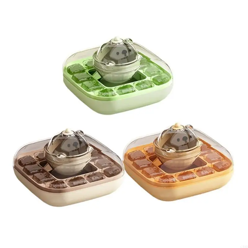 

Efficient Ice Making Mold Home Use Ice Maker Seal Box with Lid Refrigerator Ice Mold for Coffee and Drink Enduring C5AD