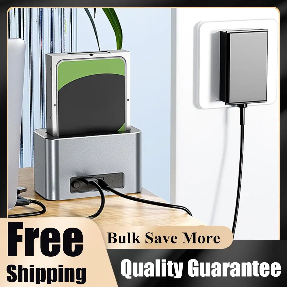 

Hard Drive Dock SAS To USB 3.0 Adapter Support Up To 20TB 2.5 3.5 Inch SATA HDD SSD Reader for 2.5/3.5 Inch SATA/SAS HDD SSD