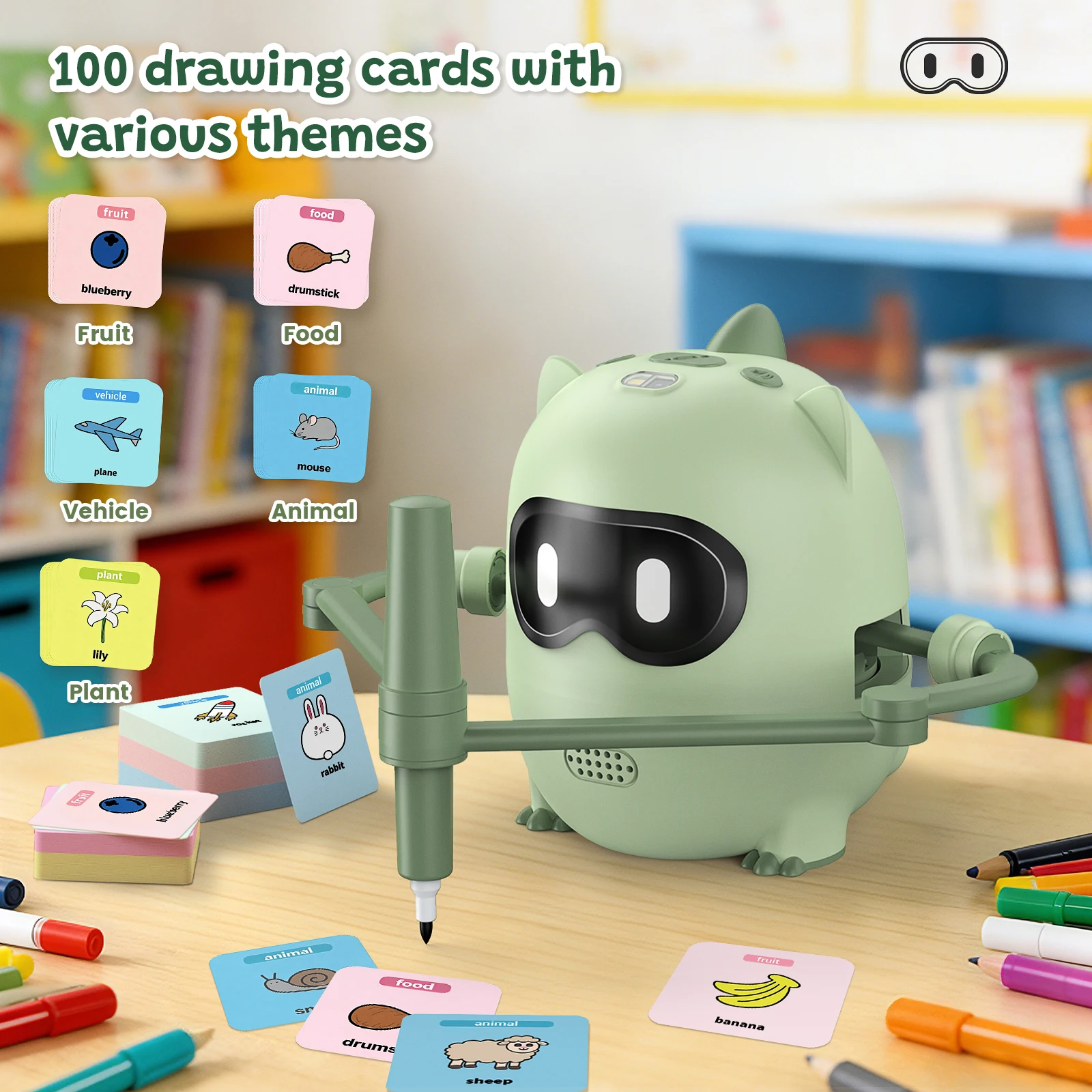 Smart Drawing Robot Automatic Robot Drawing Machine Early Educational Interactive Art Enlightenment for Children