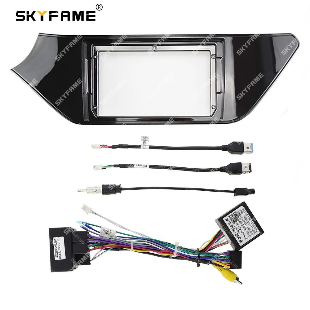 SKYFAME Car Frame Fascia Adapter Canbus Box Decoder Android Radio Dash Fitting Panel Kit For Chery Arrizo GX