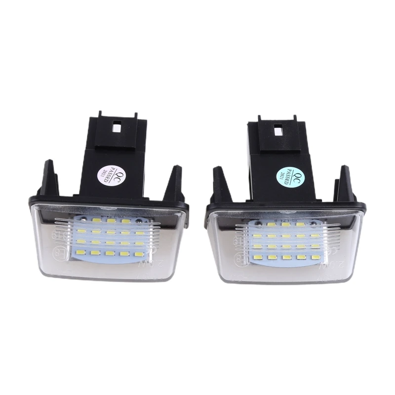 A P 18 LED License Number Plate Light Lamp for C3-C4/C5/C6-206406307 206 207 307 308 406-Citroen D7YA