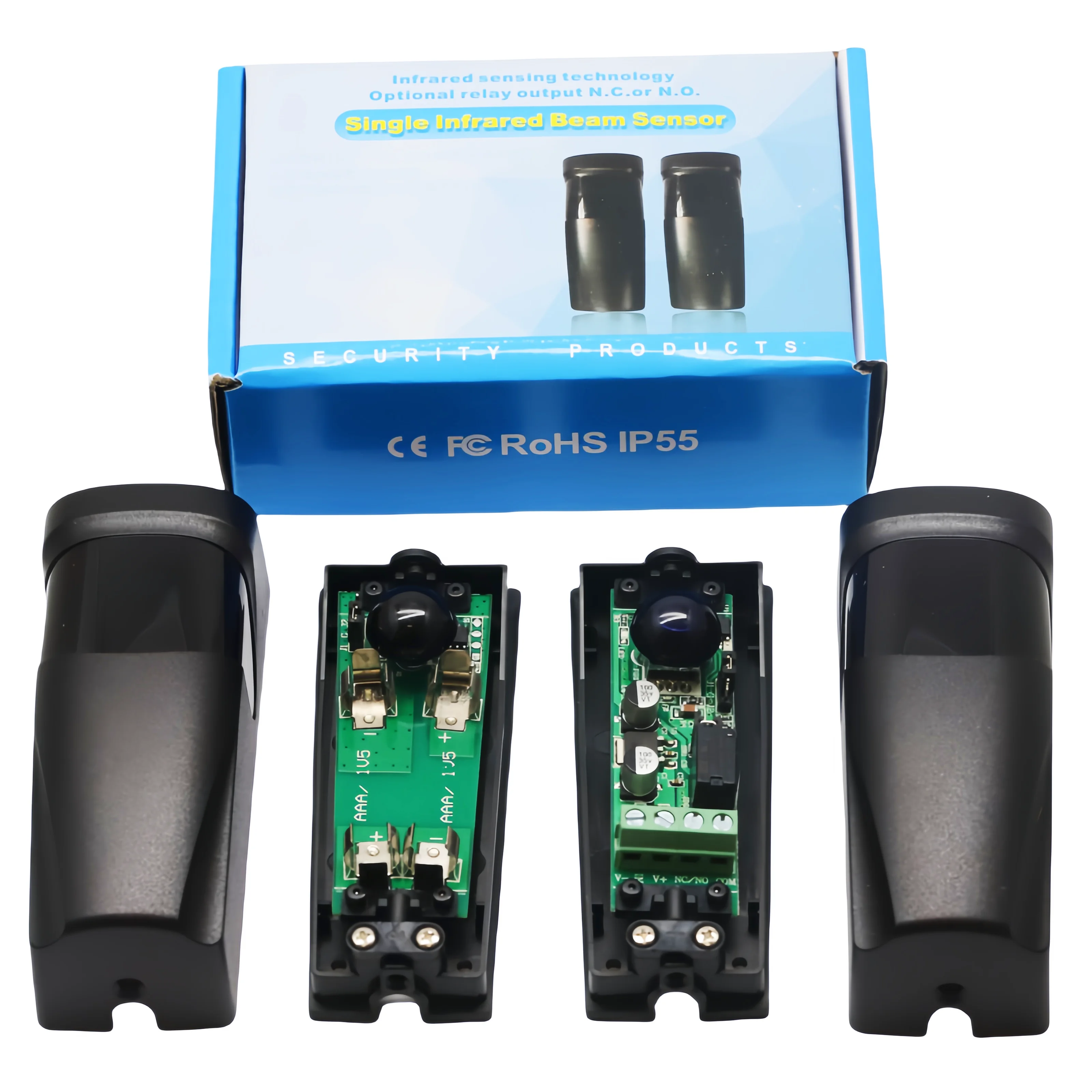 Sliding Gate Types of Photocells 12/24V Wireless Infrared Photocell Sensor