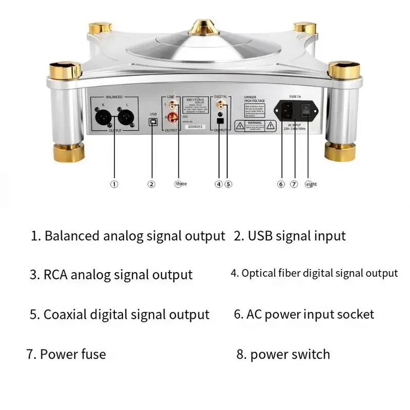 New Beydas CD-R1 UFO HIFI Gallb ladder CD Player