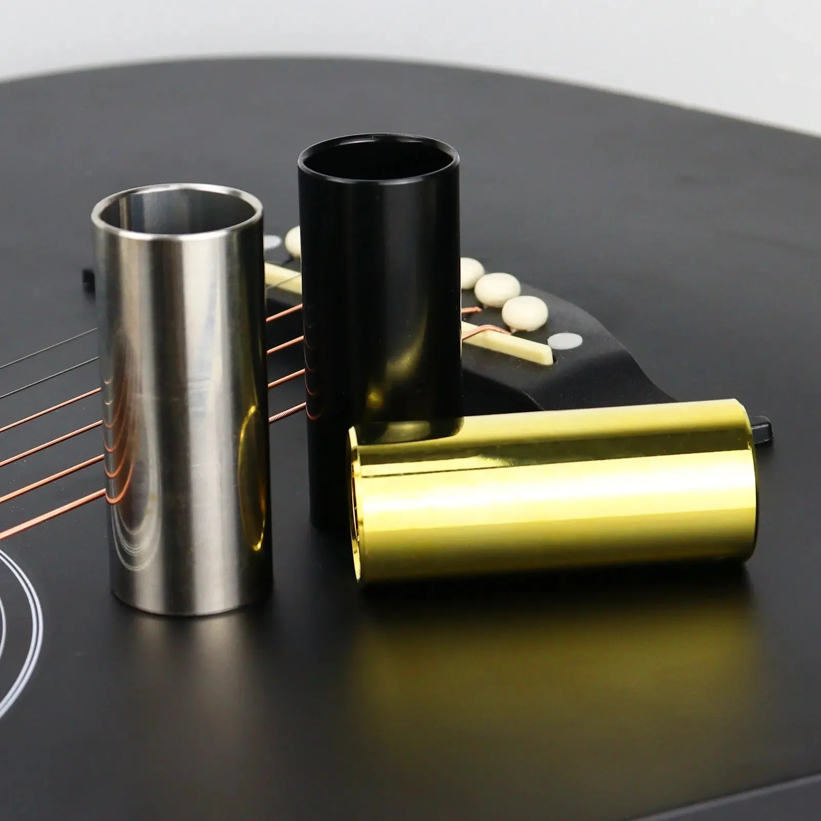 الفولاذ المقاوم للصدأ المعادن الغيتار الشريحة المنزلق إصبع المفصل سلسلة الشرائح لهجة لملحقات سلسلة الغيتار البلد البلوز الجاز