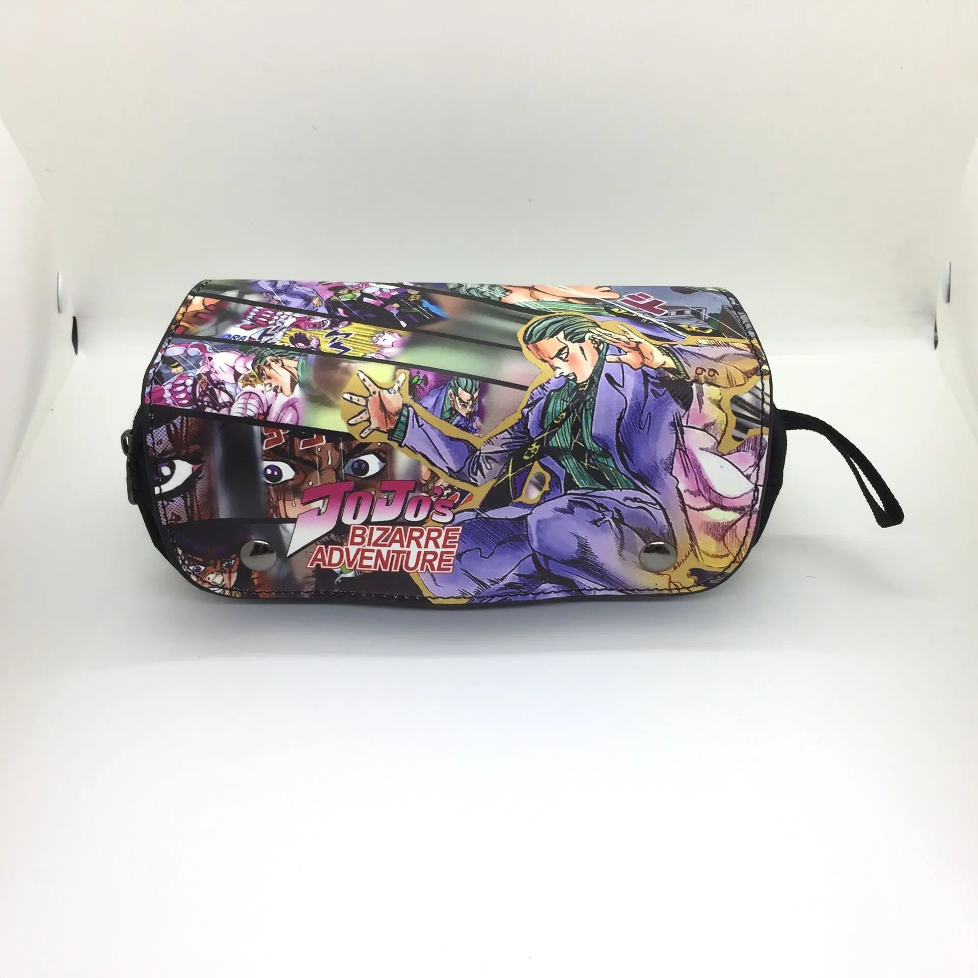 Anime JoJo's Bizarre Adventure Cosplay Stationery Box Student Cartoon Pencil Case Storage Bag Cosmetic Bags Gift