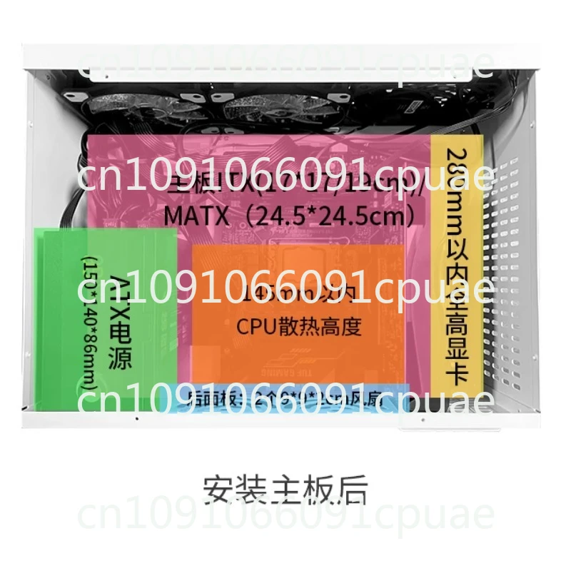 12-Disk NAS Chassis ATX Large Power Supply MATX Full-height PCIe Storage Server LAN Shared Storage N3