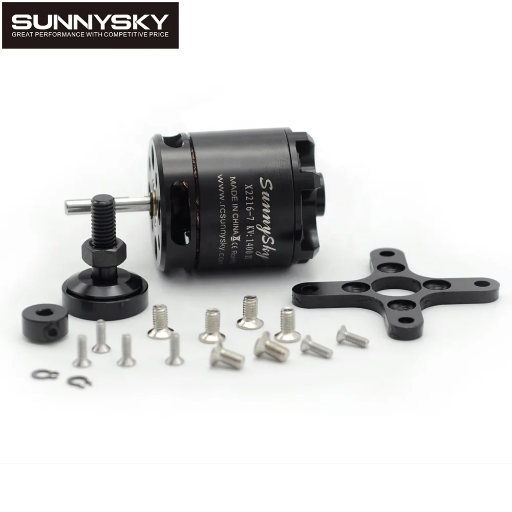 SunnySky X2216 880KV-2400KV Outrunner Brushless Motor Components for RC Fixed-wing Aircraft