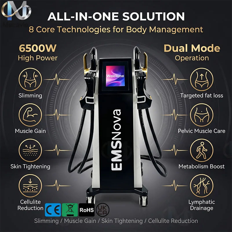 EMSnova 2026 EMS 6500W Body Toning Device Electro Muscle Stimulation Fat Elimination Muscle Building for Fitness Beauty Health view 2