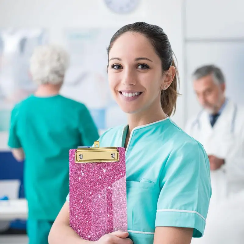 Cute Clipboard File Board Fashion Low Profile Chic Light A4 Letter Size Kids Clipboard With Metal Clip For Kids Students