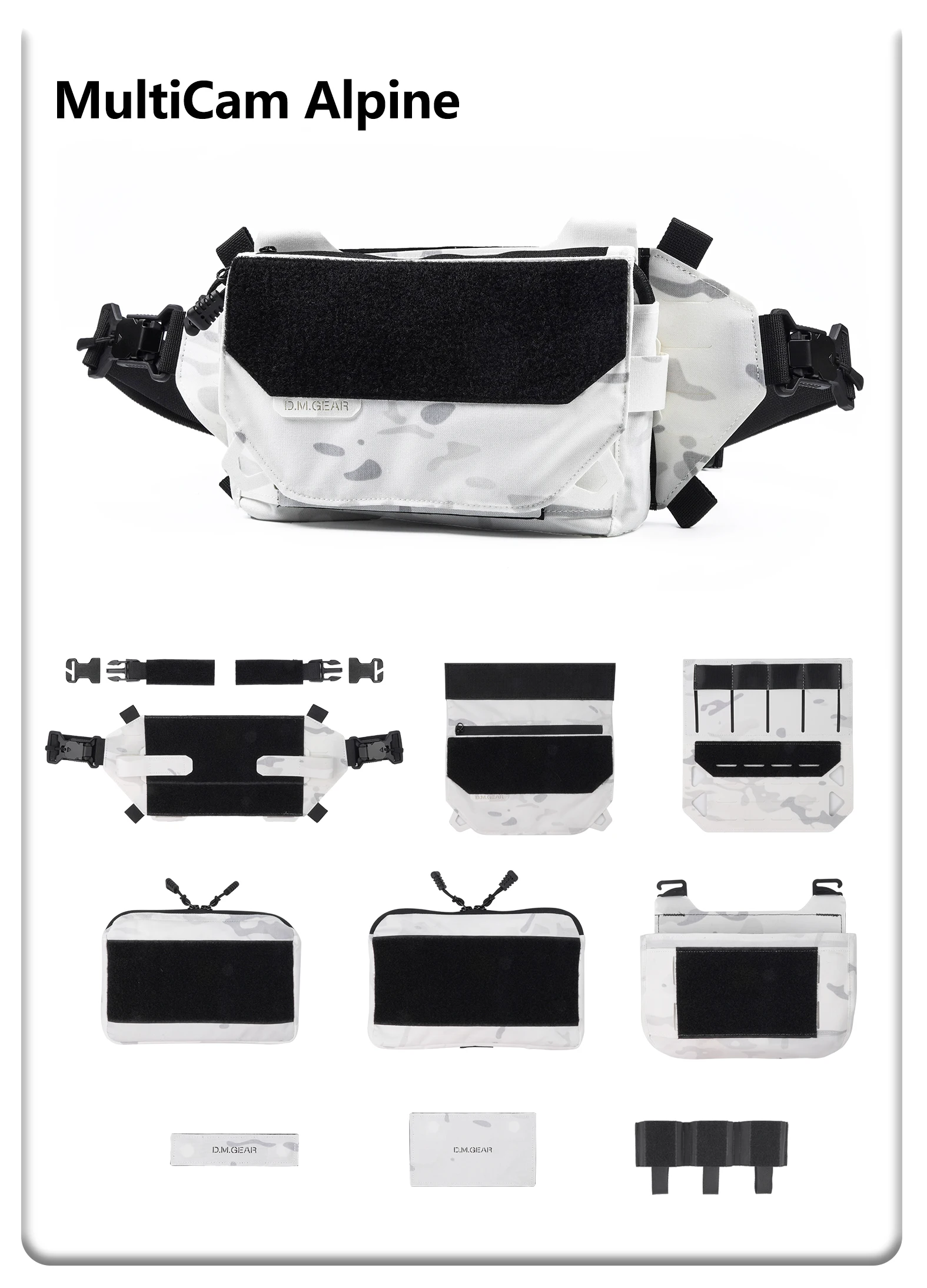 Dmgear 1120xオリジナルの多機能ウエストバッグタクティカルチェスト