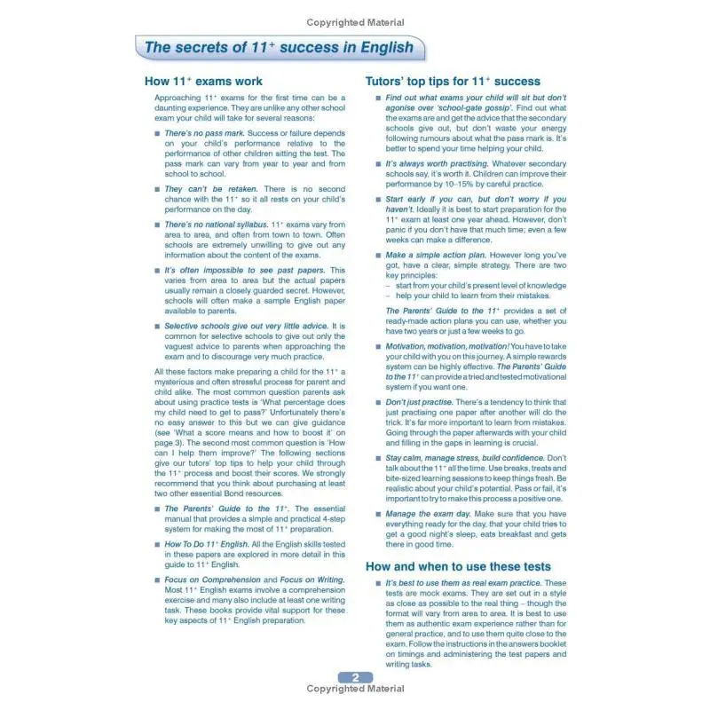 BOND 11 ENG MULTI 11 TEST PAPERS PK 2 Bond 11 Oxford University Press 9780192740847 Book